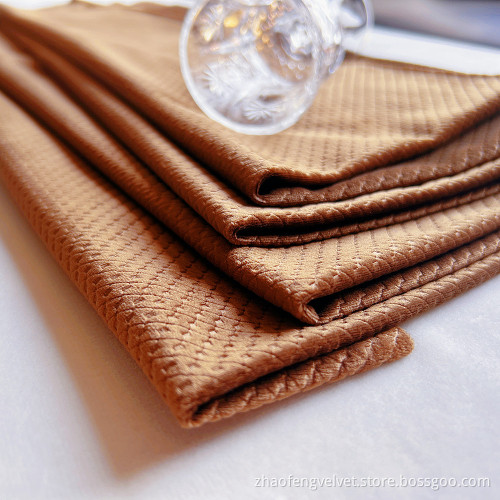 100% polyester en relief Velveteen Holland